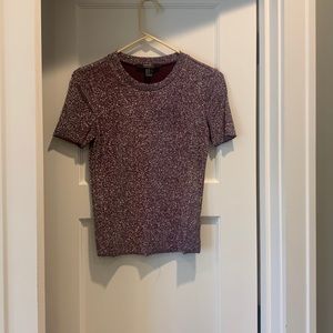 Forever 21 purple sparkly top